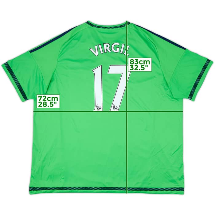 2015-16 Southampton Away Shirt Virgil #17 - 9/10 - (3XL)