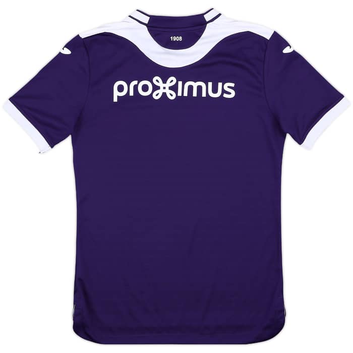 2019-20 Anderlecht Home Shirt Kompany #4 - 9/10 - (S)