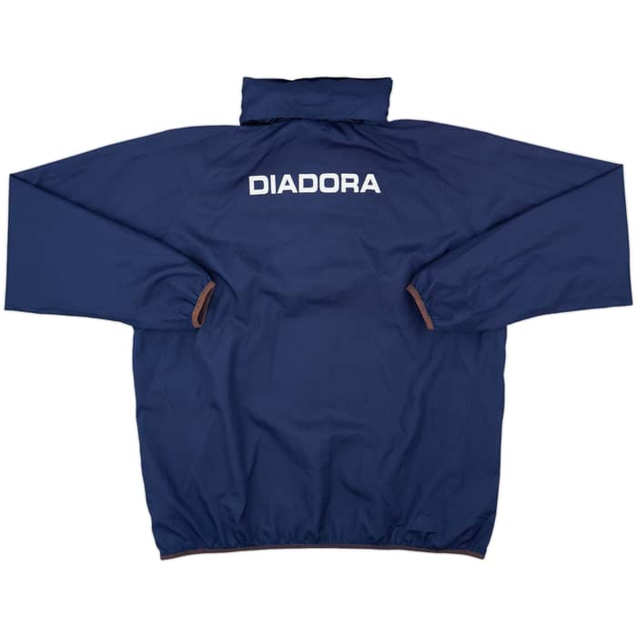2002-03 Rangers Diadora Hooded 1/4 Zip Jacket - 8/10 - (M)