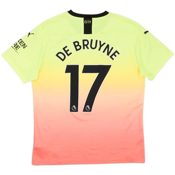 2019-20 Manchester City Third Shirt De Bruyne #17 - 4/10 - (L)