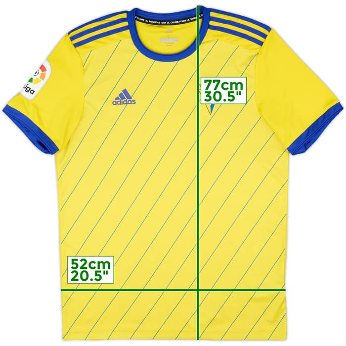 2018-19 Cadiz Home Shirt - 7/10 - (L)