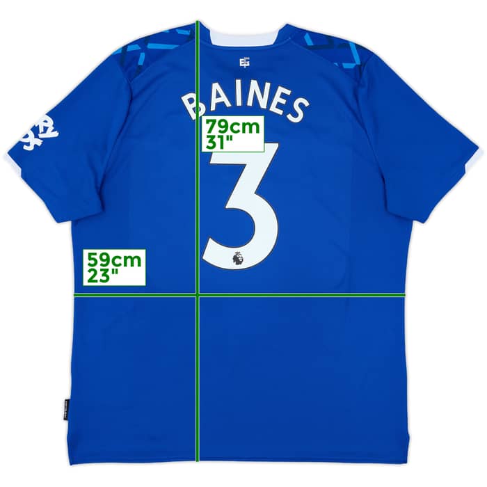 2019-20 Everton Home Shirt Baines #3 - 10/10 - (XXL)