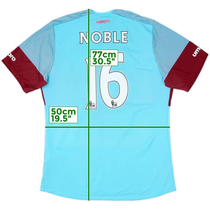 2015-16 West Ham Away Shirt Noble #16 - 6/10 - (L)