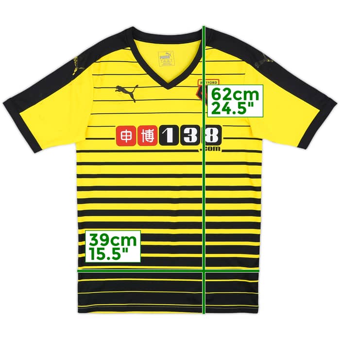 2015-16 Watford Home Shirt - 4/10 - (S)