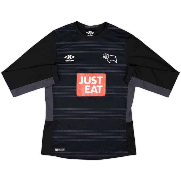 2015-16 Derby County GK L/S Shirt - 7/10 - (S)