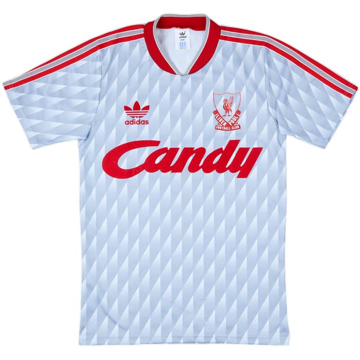 1989-91 Liverpool Away Shirt - 8/10 - (Y)