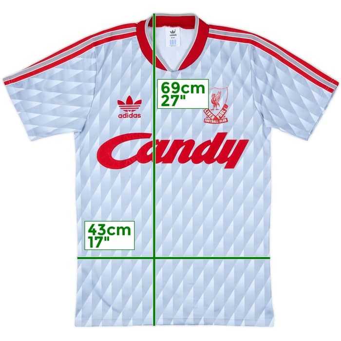 1989-91 Liverpool Away Shirt - 8/10 - (Y)