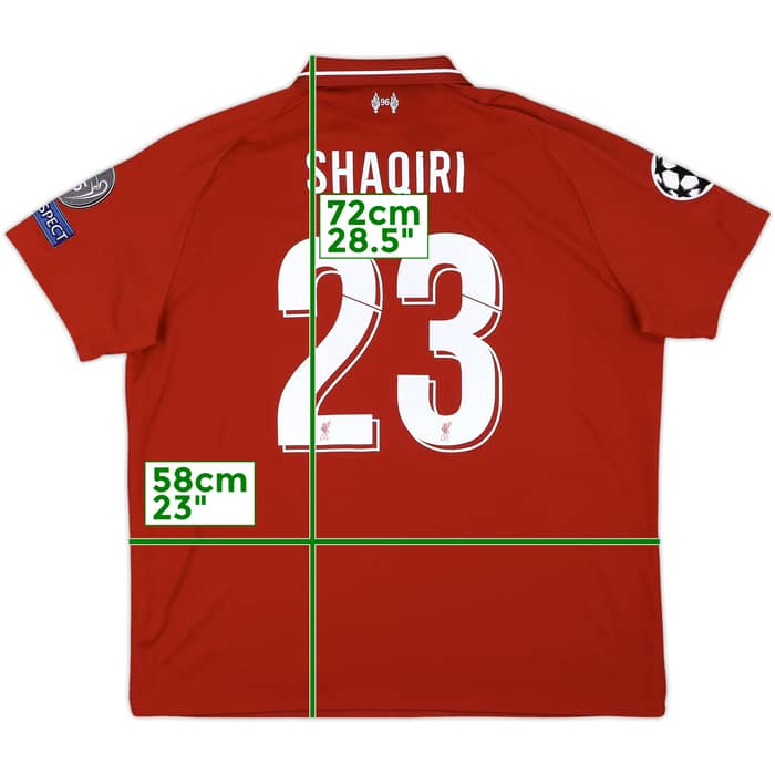 2018-19 Liverpool Home Shirt Shaqiri #23 - 10/10 - (XXL)