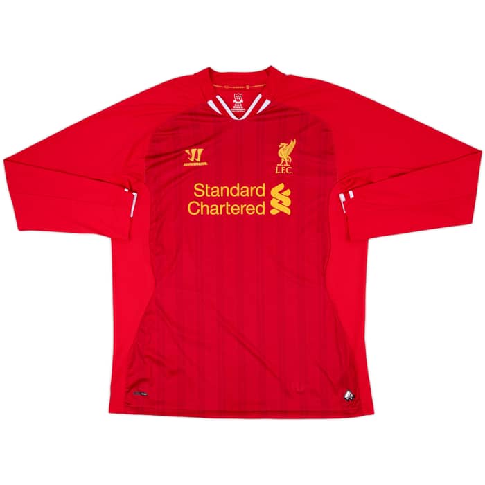 2013-14 Liverpool Home L/S Shirt Gerrard #8 - 7/10 - (3XL)