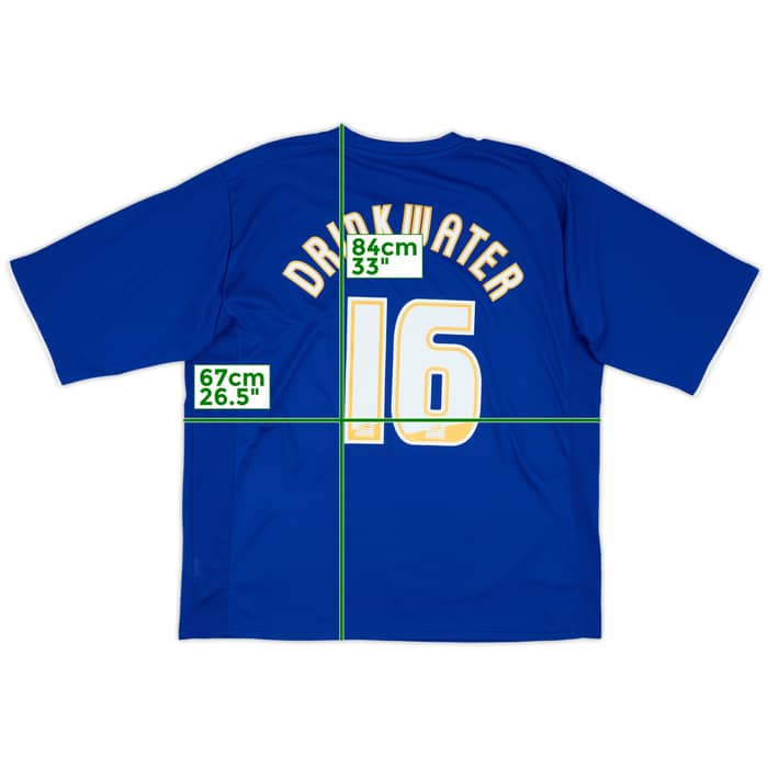 2012-13 Leicester Home Shirt Drinkwater #16 - 7/10 - (4XL)