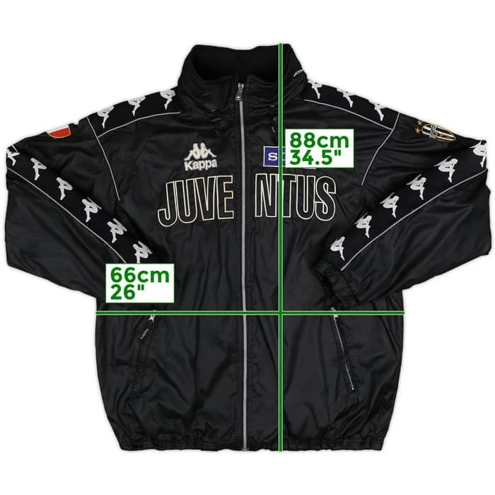 1997-98 Juventus Kappa Hooded Rain Jacket - 8/10 - (XL)