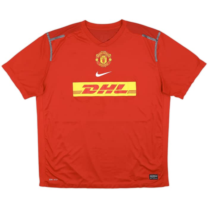 2012-13 Manchester United Player Issue Nike Training Shirt - 7/10 - (XXL)
