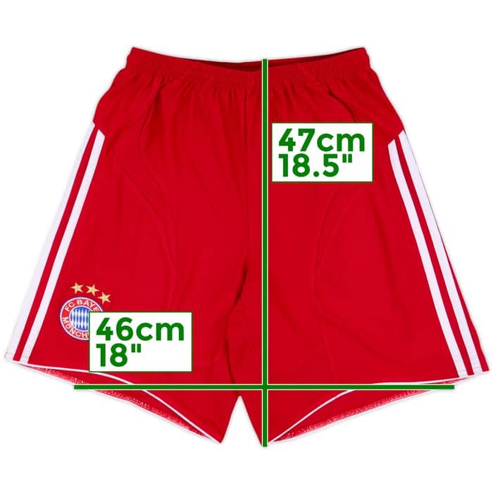 2007-09 Bayern Home Shorts - 9/10 - (XL.Boys)
