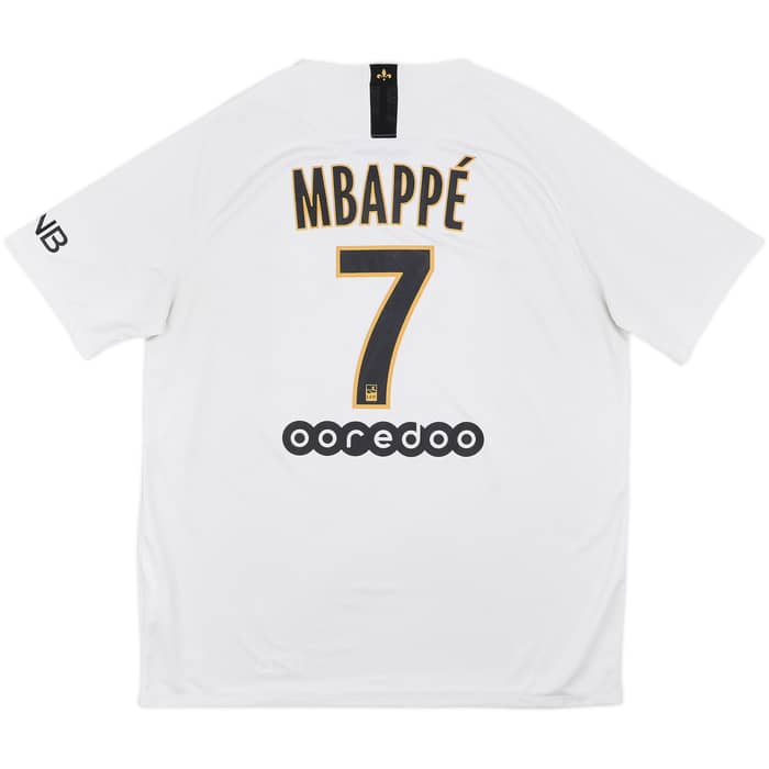 2018-19 Paris Saint-Germain Away Shirt Mbappe #7 - 7/10 - (XL)