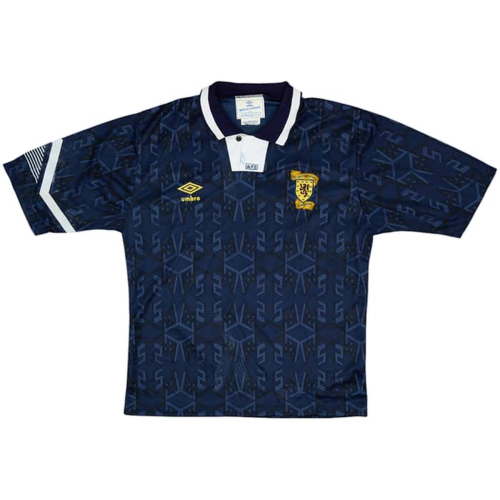 1991-94 Scotland Home Shirt - 7/10 - (L)