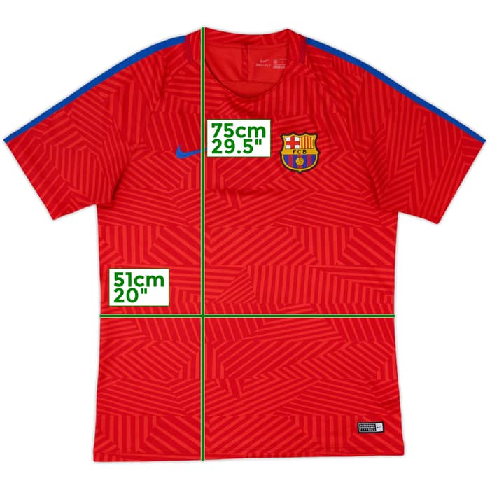 2016-17 Barcelona Nike Training Shirt - 9/10 - (L)