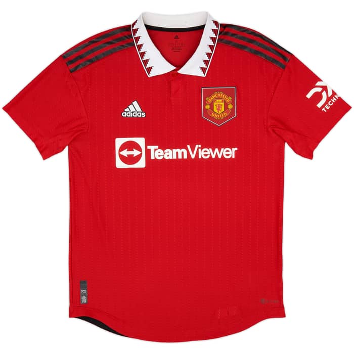 2022-23 Manchester United Authentic Home Shirt Ronaldo #7 - 8/10 - (M)