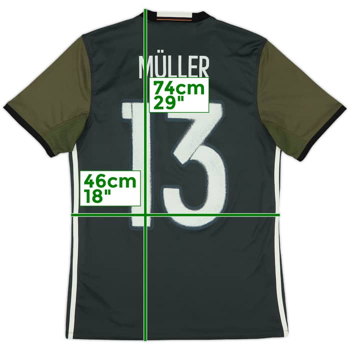 2015-17 Germany Away Shirt Muller #13 - 8/10 - (S)