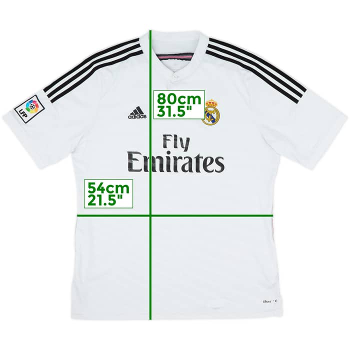 2014-15 Real Madrid Home Shirt Bale #11 - 7/10 - (XL)