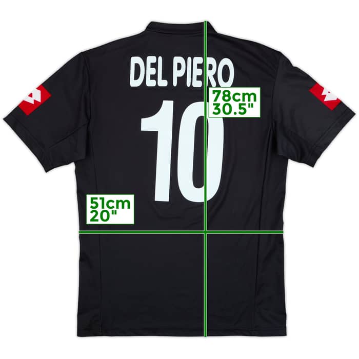 2001-02 Juventus Away Shirt Del Piero #10 - 8/10 - (L)