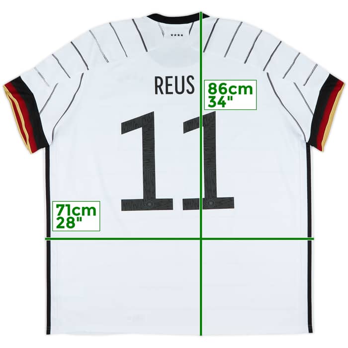 2020-21 Germany Home Shirt Reus #11 - 8/10 - (3XL)