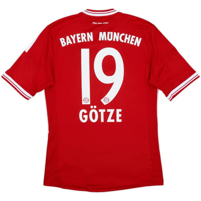 2013-14 Bayern Munich Home Shirt Gotze #19 - 8/10 - (S)