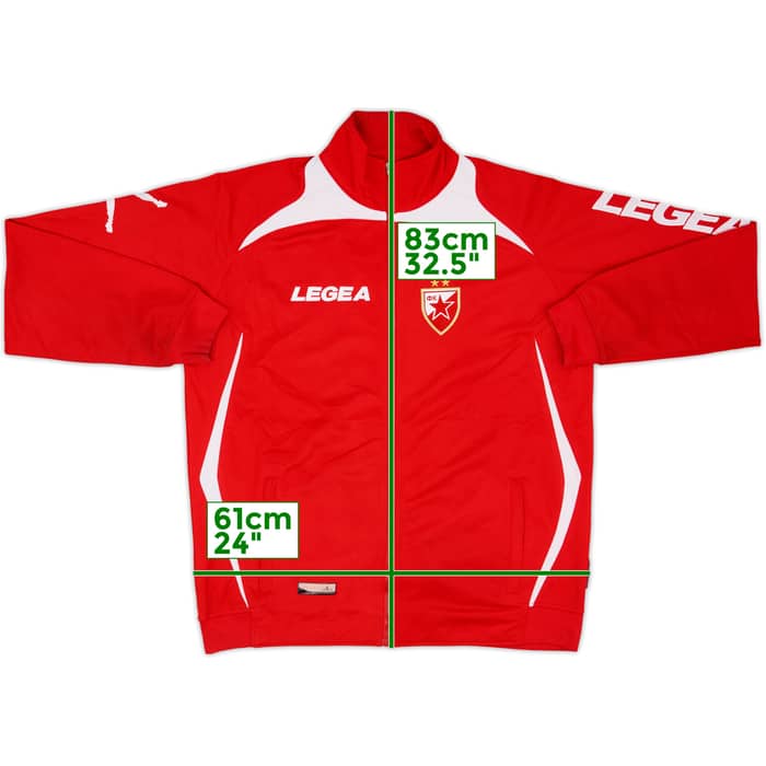 2012-13 Red Star Belgrade Legea Track Jacket - 7/10 - (XL)
