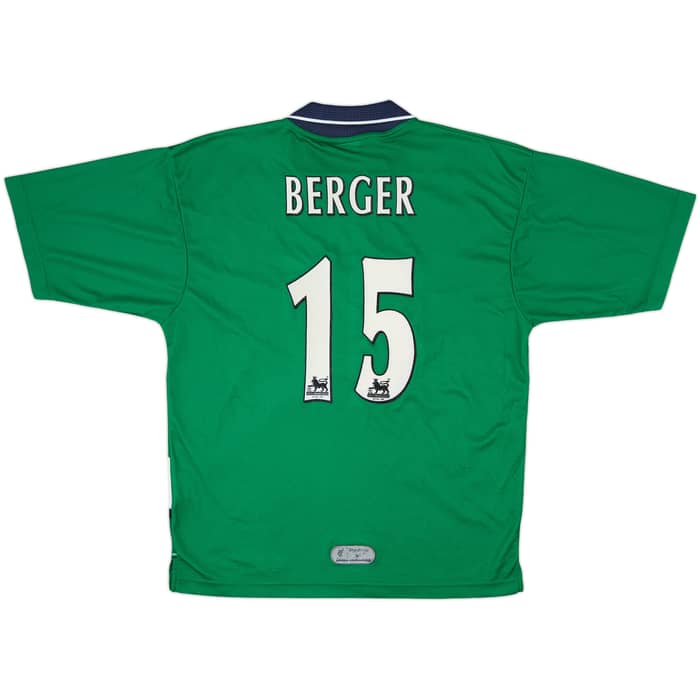 1999-00 Liverpool Away Shirt Berger #15 - 8/10 - (M)