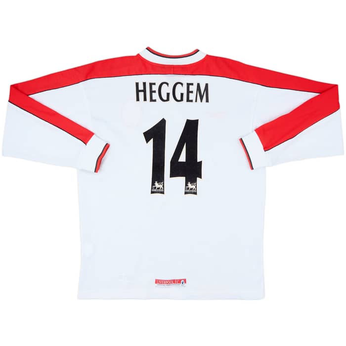 1998-99 Liverpool Away L/S Shirt Heggem #14 - 8/10 - (M)
