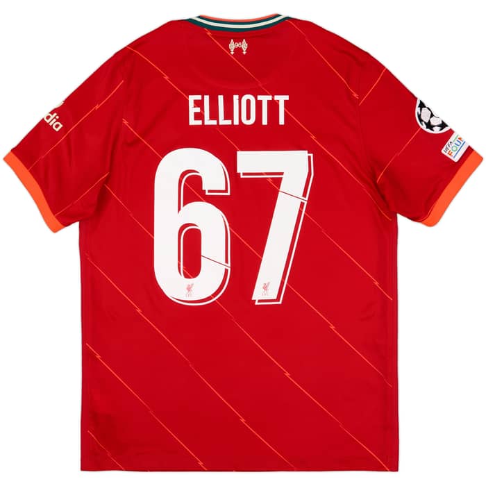 2021-22 Liverpool Home Shirt Elliott #67 - 10/10 - (L)