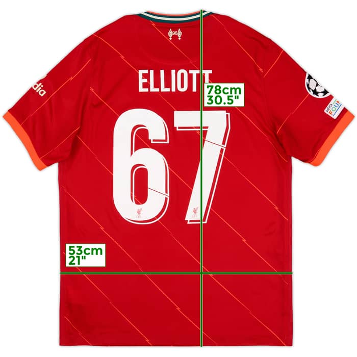2021-22 Liverpool Home Shirt Elliott #67 - 10/10 - (L)