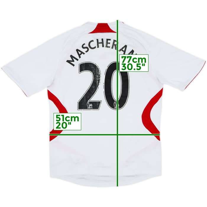 2007-08 Liverpool Away Shirt Mascherano #20 - 4/10 - (M)