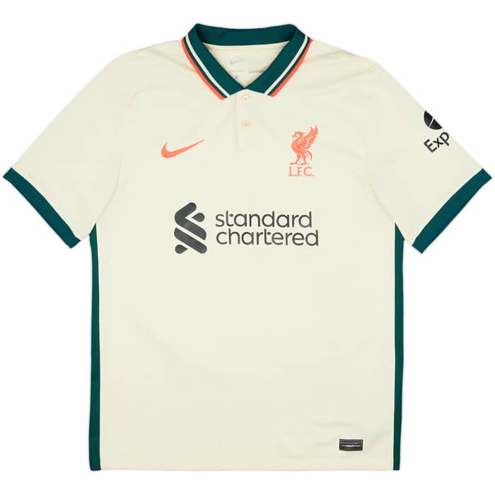 2021-22 Liverpool Away Shirt Virgil #4 - 8/10 - (M)