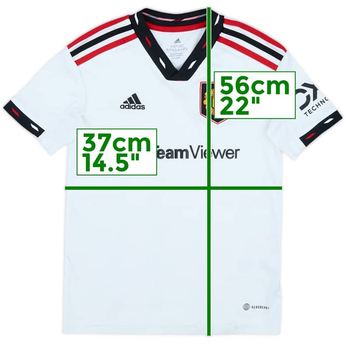 2022-23 Manchester United Away Shirt - 7/10 - (S.Boys)