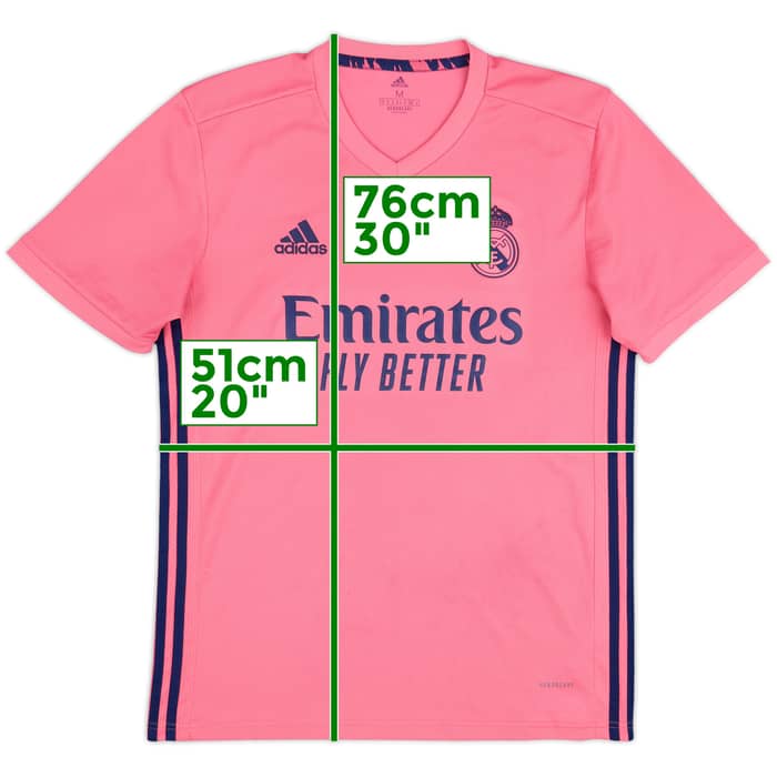 2020-21 Real Madrid Away Shirt - 5/10 - (M)