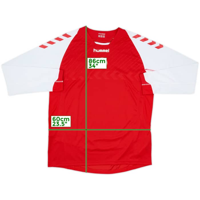 2013-14 Stade Reims Home L/S Shirt - 7/10 - (XXL)