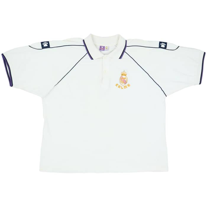 1996-97 Real Madrid Kelme Polo Shirt - 5/10 - (XL)