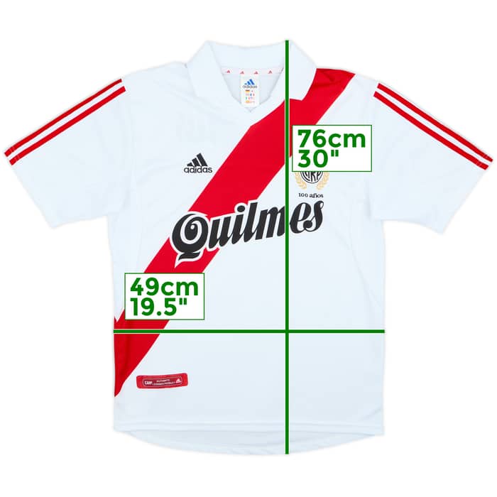 2001-02 River Plate Maillot Centenaire - 10/10 - (S)
