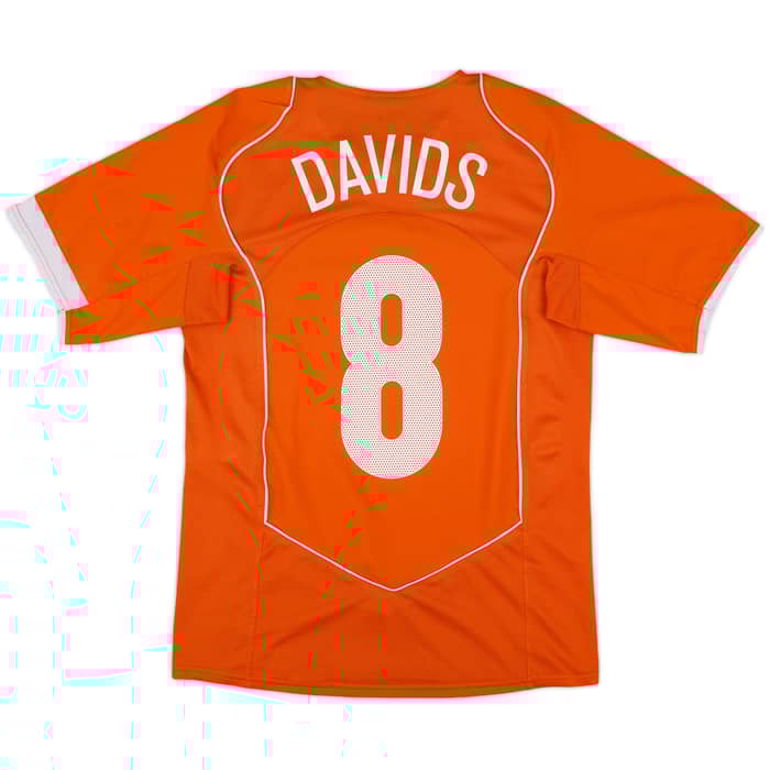 2004-06 Netherlands Home Shirt Davids #8 - 8/10 - (S)