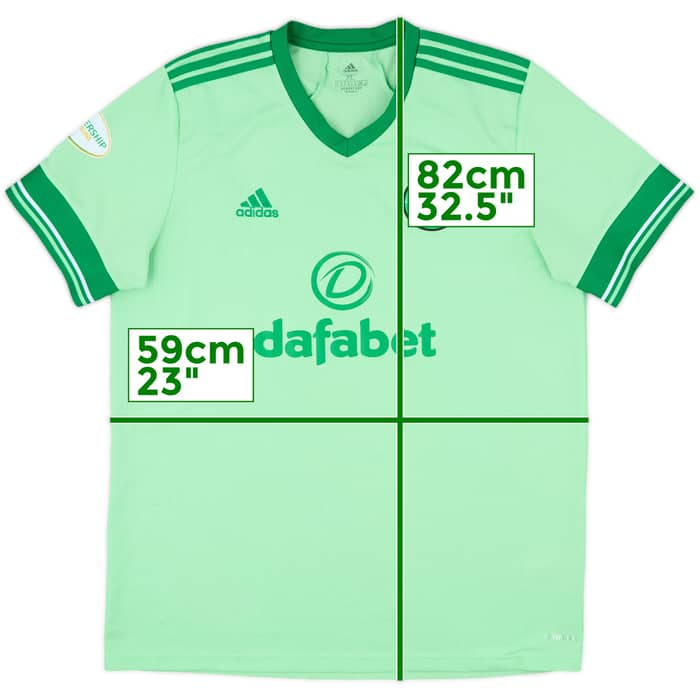 2020-21 Celtic Away Shirt - 8/10 - (XL)