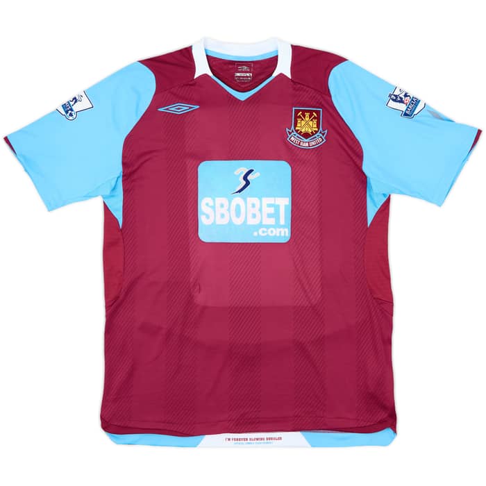 2008-09 West Ham Home Shirt Noble #16 - 7/10 - (L)