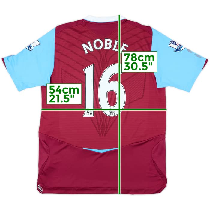 2008-09 West Ham Home Shirt Noble #16 - 7/10 - (L)