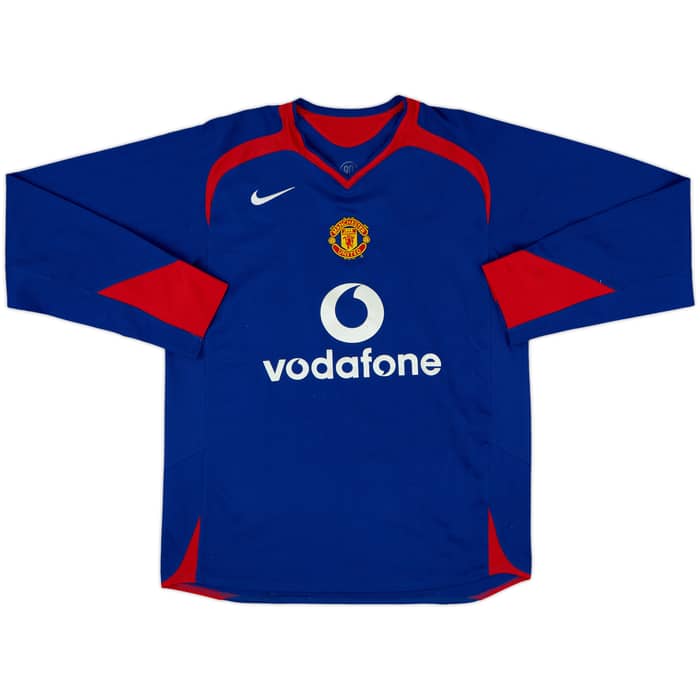 2005-06 Manchester United Away L/S Shirt Ronaldo #7 - 7/10 - (M)