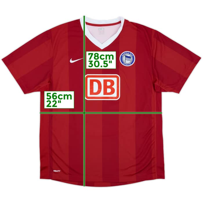 2007-08 Hertha Berlin Authentic Away Shirt - 10/10 - (XL)
