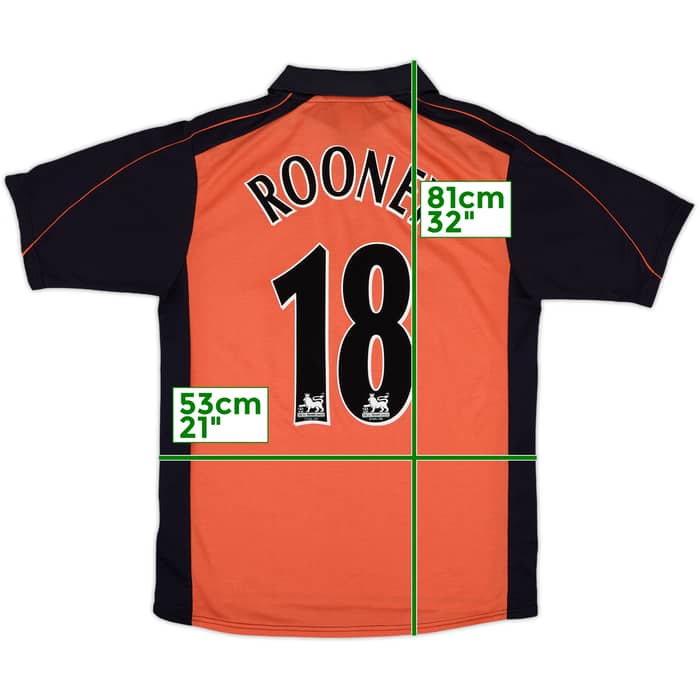 2001-02 Everton Third Shirt Rooney #18 - 8/10 - (M)