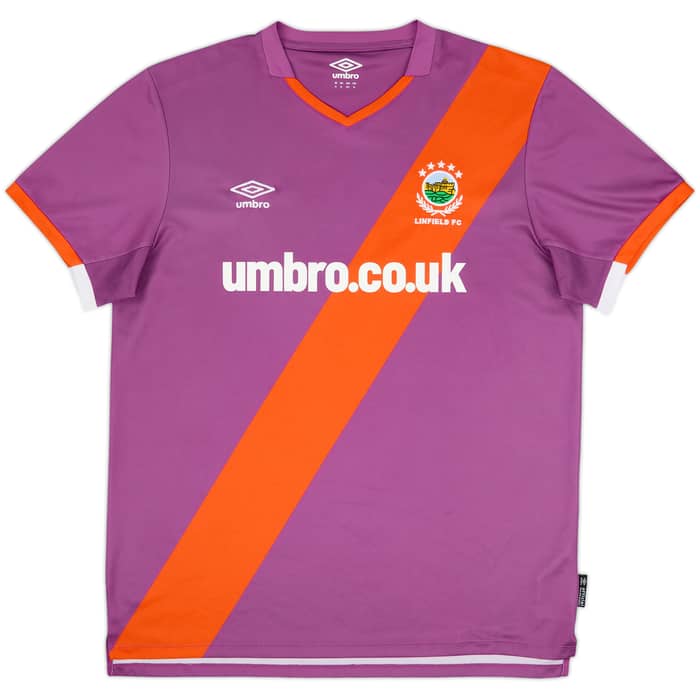2020-21 Linfield Away Shirt - 9/10 - (XL)