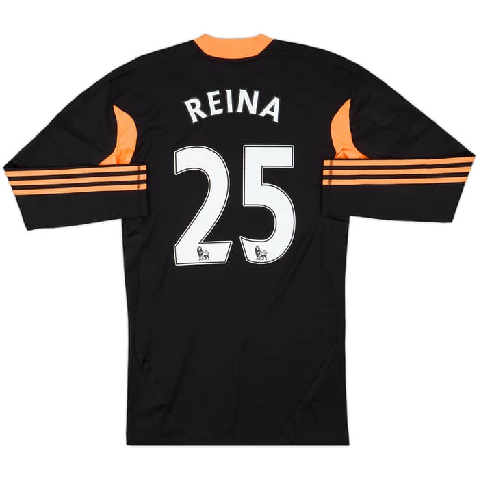 2011-12 Liverpool Player Issue TechFit GK Shirt Reina #25 (M/L)