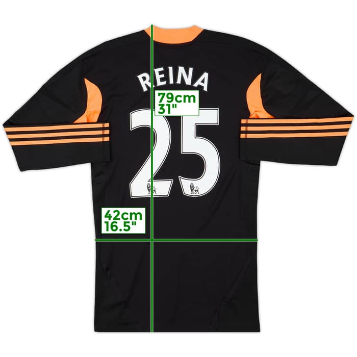 2011-12 Liverpool Player Issue TechFit GK Shirt Reina #25 (M/L)