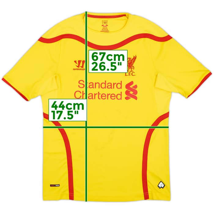 2014-15 Liverpool Away Shirt - 5/10 - (XL.Boys)