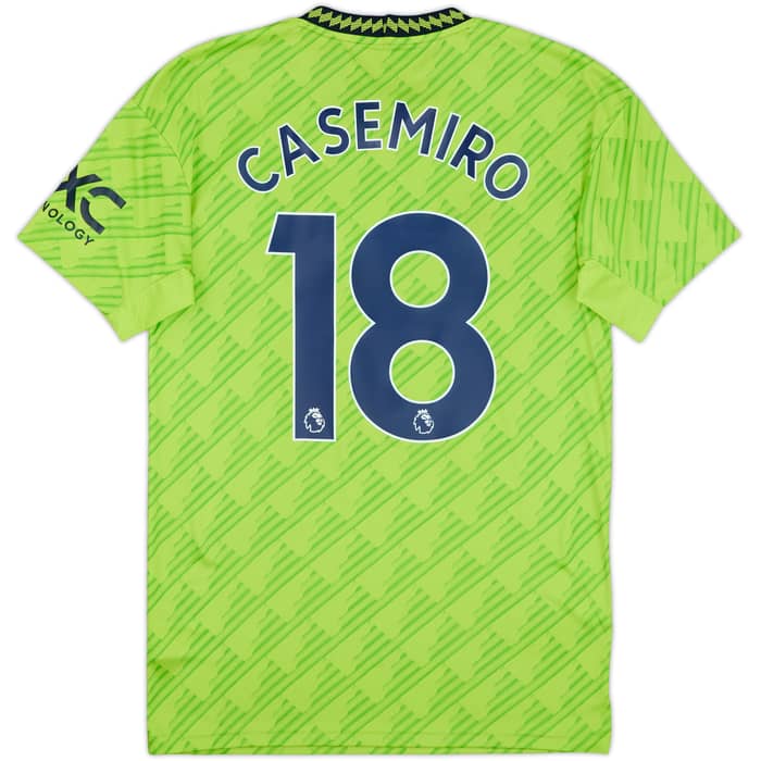 2022-23 Manchester United Third Shirt Casemiro #18 - 7/10 - (S)
